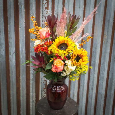 Fall Vase Arrangement from Marion Flower Shop in Marion, OH